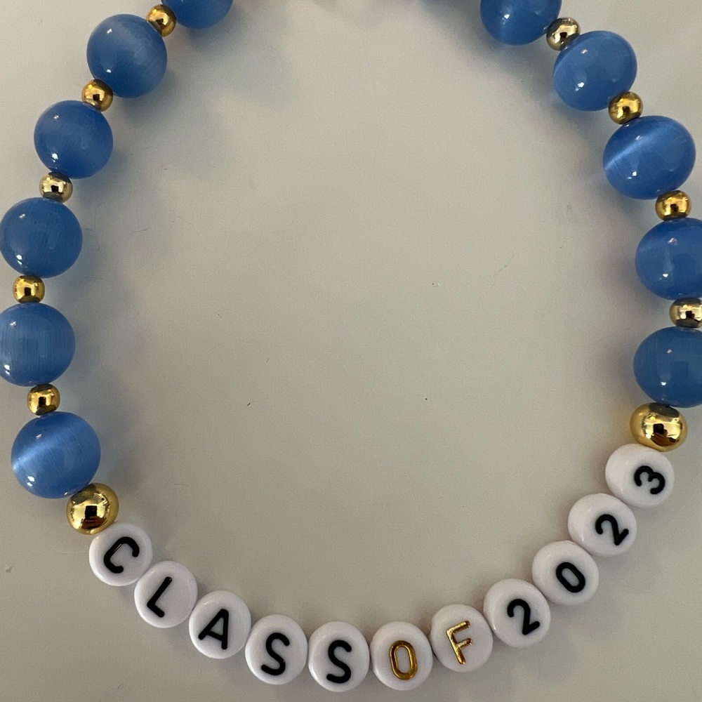 Custom made bracelets tell me you working and color and I will make